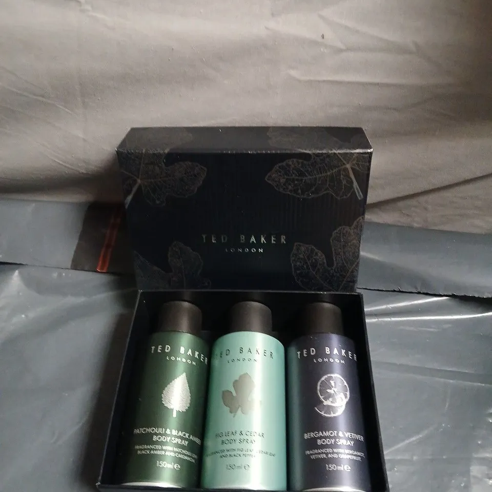 TED BAKER LONDON BODY SPRAY COLLECTION GIFT SET – 3 X 150ML