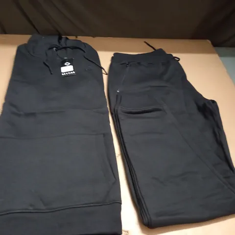 RELOAD MENS PULLOVER TRACKSUIT IN BLACK - XXL