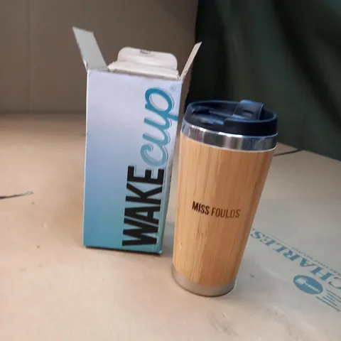 WAKE CUP COFFEE CUP