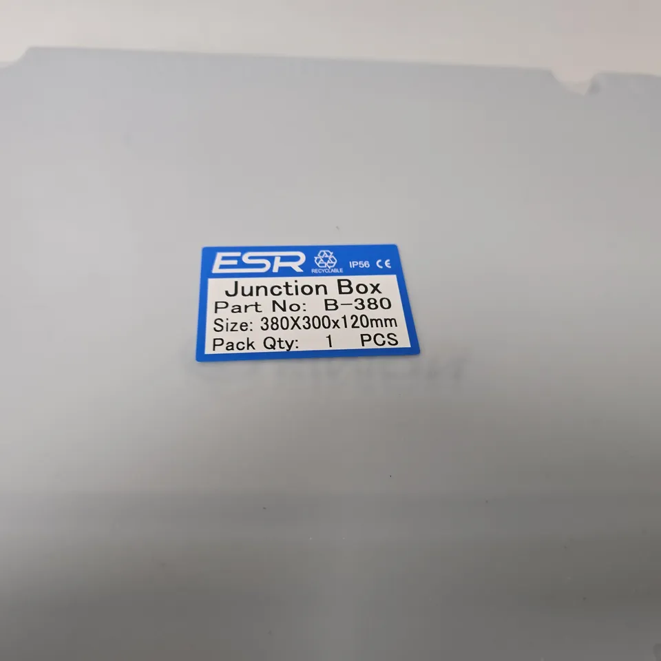 JUNCTION BOX ESR B-380 380X300X120MM – GREY