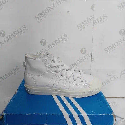 ADIDAS NIZZA HI RF IN WHITE - UK 5