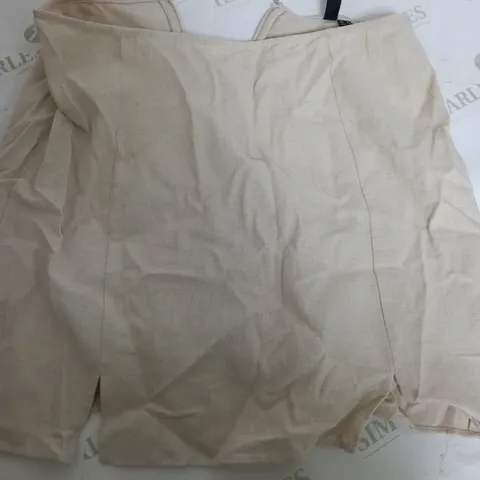 NOBODYS CHILD PEARL MINI SKIRT IN CREAM - UK 12