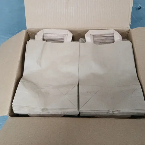 APPROXIMATELY 40 SMALL BROWN SOS PAPER BAGS