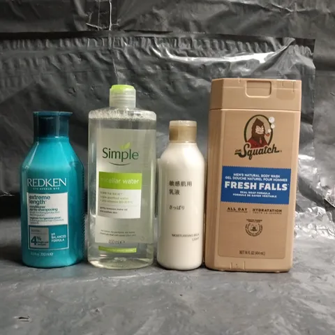 APPROXIMATELY 18 ASSORTED COSMETIC ITEMS TO INCLUDE DR SQUATCH, REDKEN, ETC - COLLECTION ONLY