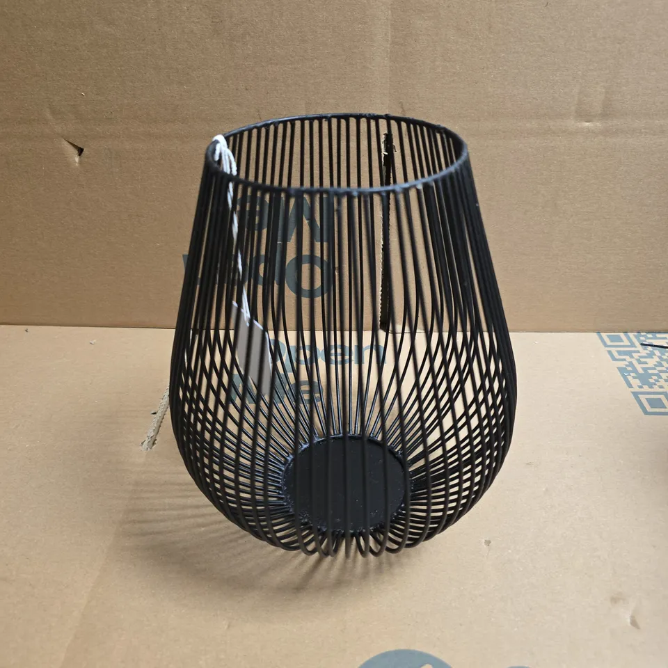 LIGHT & LIVING VENADE TEALIGHT IN MATT BLACK 