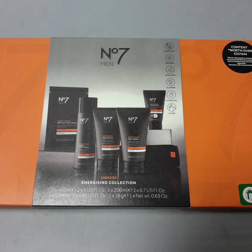 BOXED NO7 MEN ENERGISING COLLECTION