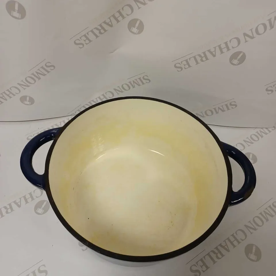 BARBARY&OAK C24CM CAST IRON CASSEROLE DISH