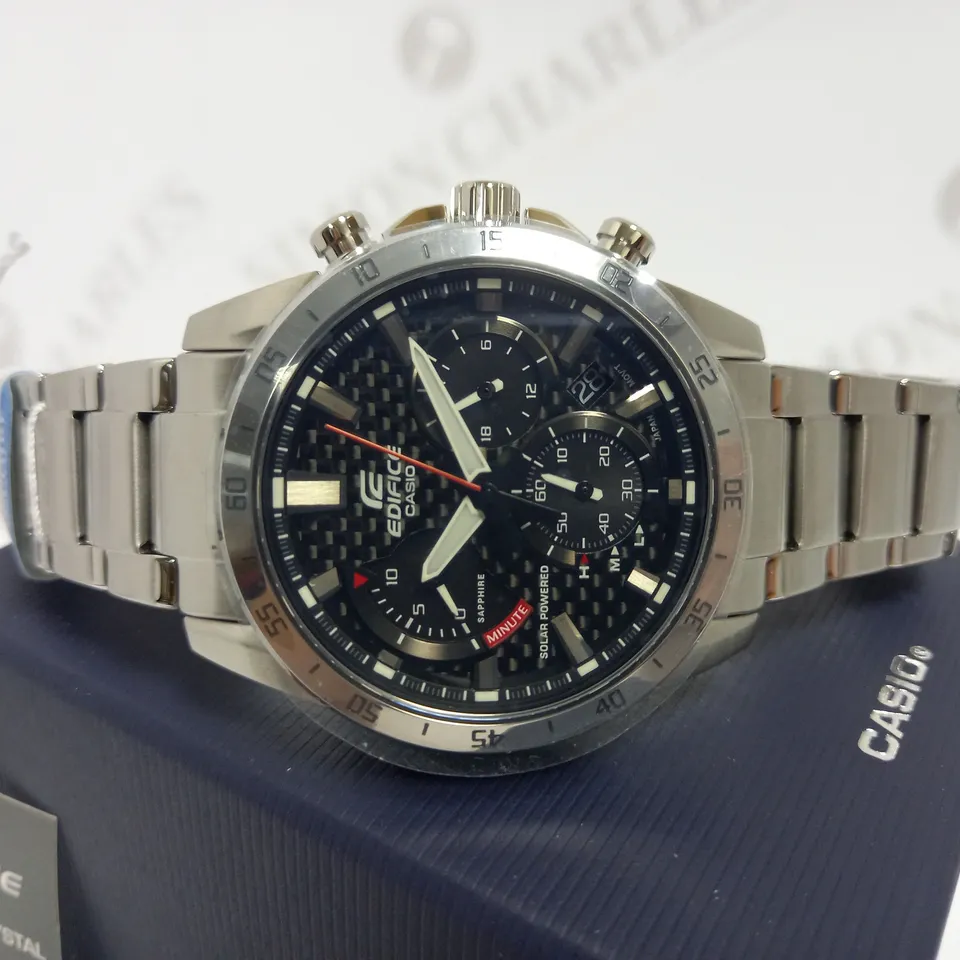 CASIO EDIFACE CHRONOGRAPH STAINLESS STEEL WATCH