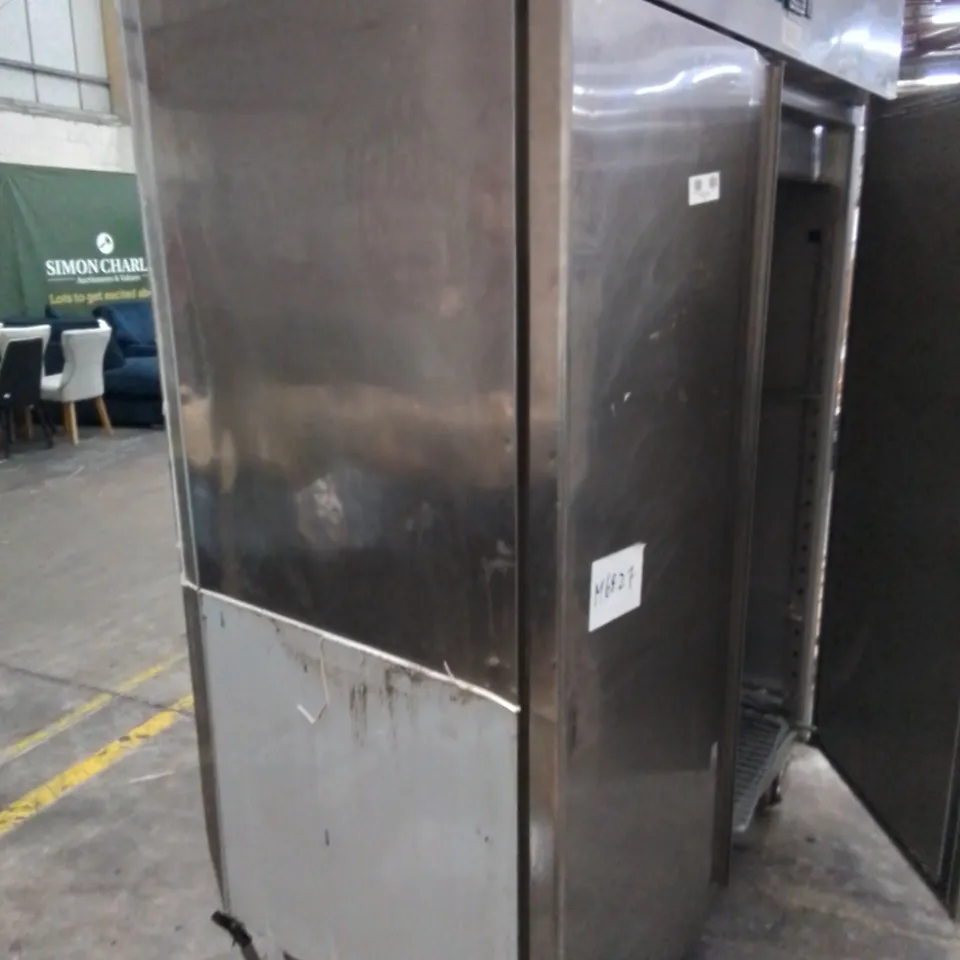 POLARIS COMMERCIAL SPA-TN-140 STAINLESS DOUBLE DOOR REFRIGERATED FOOD STORAGE UNIT
