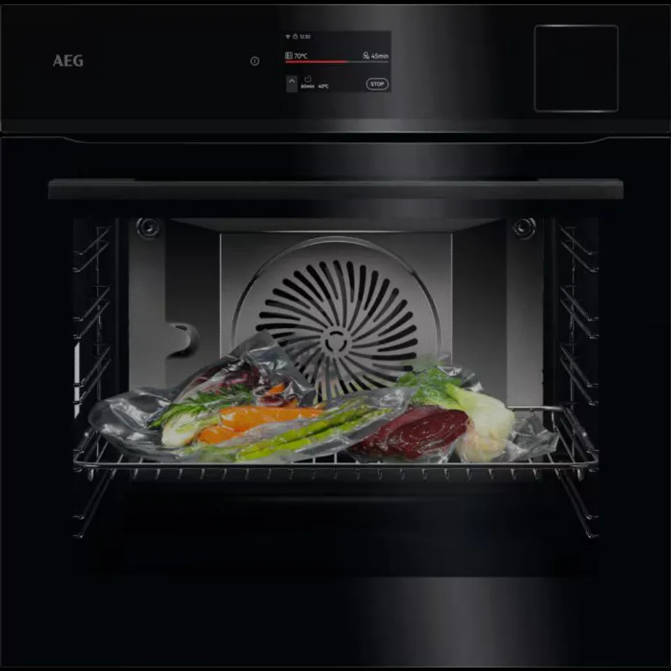 AEG 8000 MEAL ASSIST WITH STEAMPRO WITH STEAM CLEANING BUILT-IN OVEN - NBP8S731AB