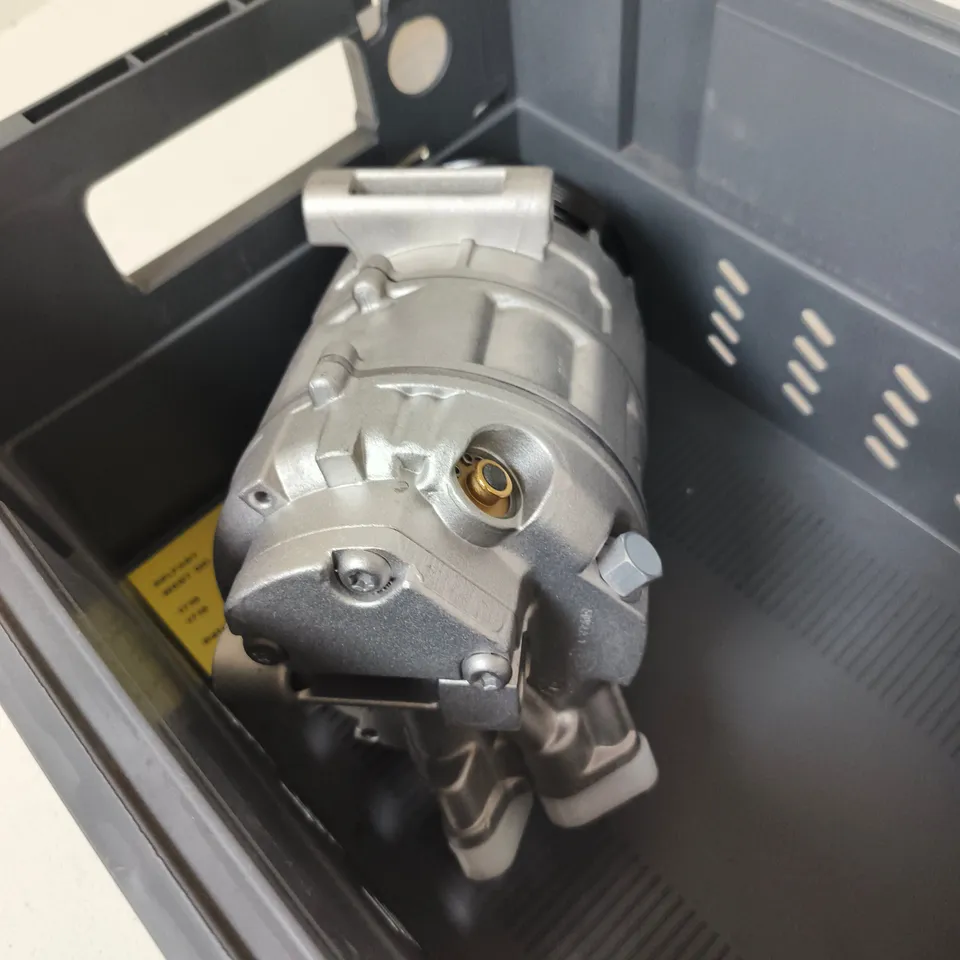AUTOMOTIVE AIR CONDITIONING COMPRESSOR WITH PULLEY – VEHICLE PART