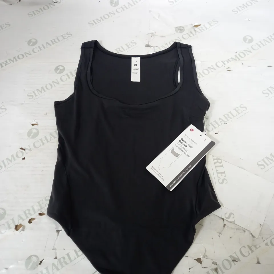 LULULEMON SQURE NECK BODYSUIT SIZE S
