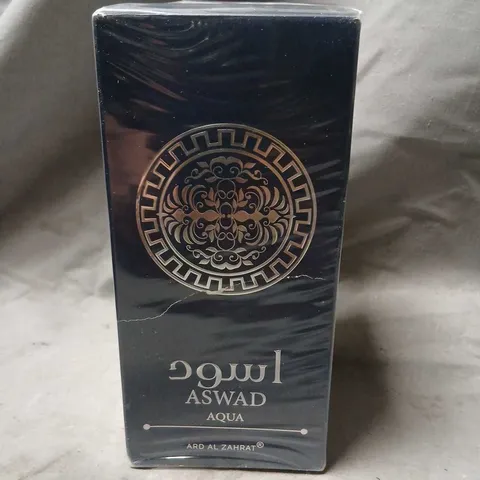 BOXED AND SEALED ASWAD AQUA ARD AL ZAHRAT EAU DE TOILETTE 100ML