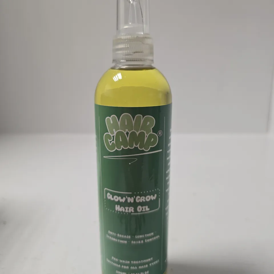 HAIR CAMP GLOW 'N' GROW HAIR OIL – 5 X 300ML SPRAY BOTTLES