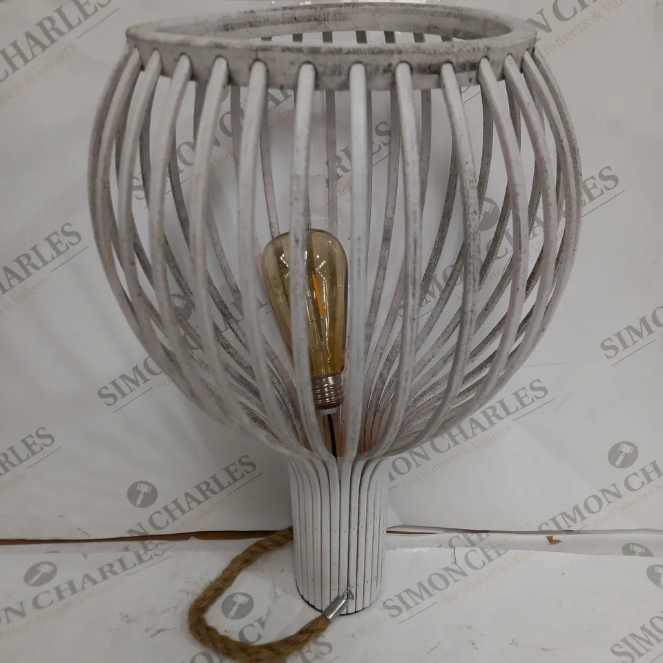 BOXED INNOVATORS TALL BAMBOO LED SOLAR LANTERN