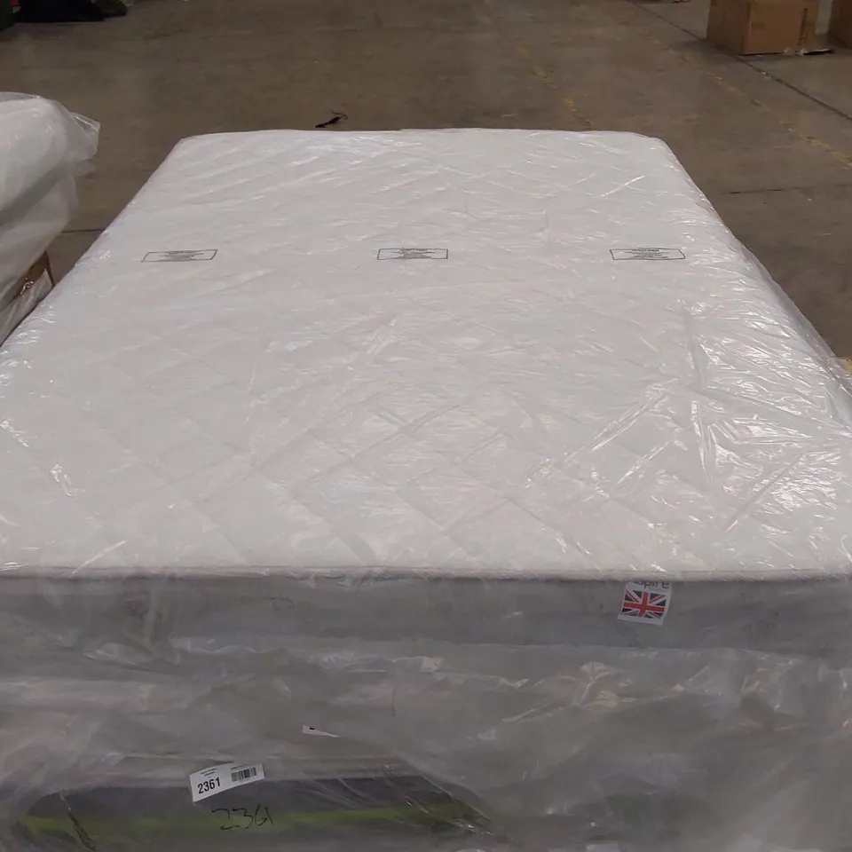 QUALITY BAGGED 4'6" DUAL LAYER 600 HYBRID MATTRESS 