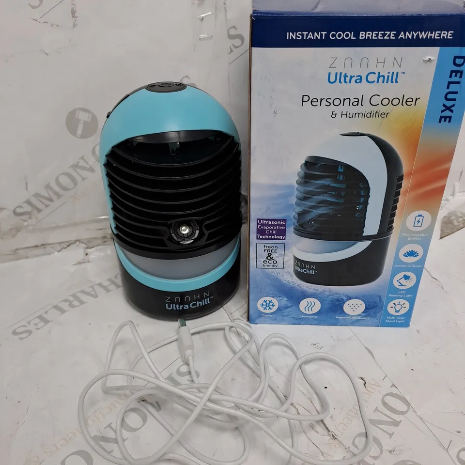 BOXED ZUUHN UTRACHILL PERSONAL COOLER & HUMIDIFIER 