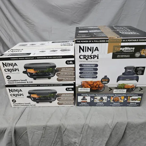 NINJA CRISPI PORTABLE COOKING SYSTEM – BOXED WITH TEMPWARE GLASS CONTAINERS