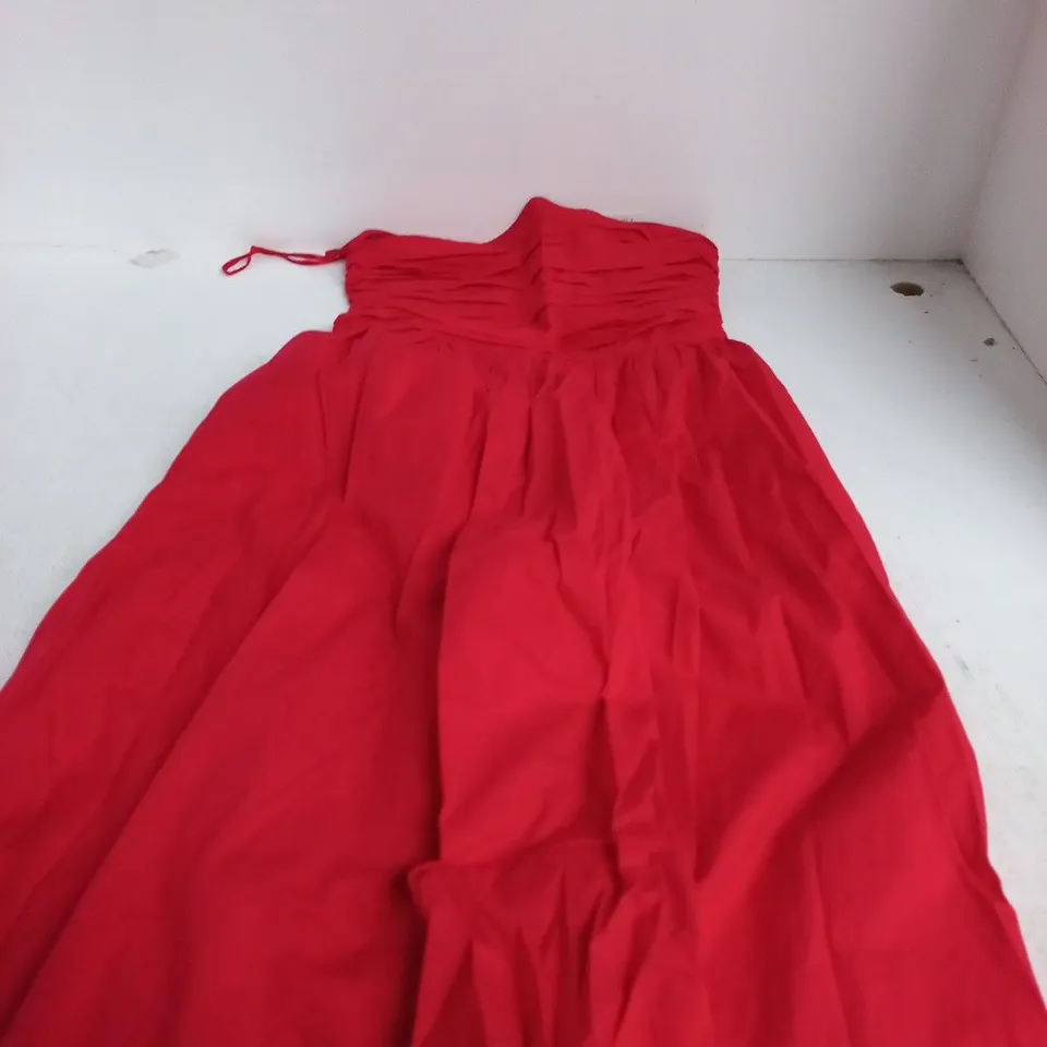 NOBODY'S CHILD FELICITY MIDI DRESS – RED, UK 8