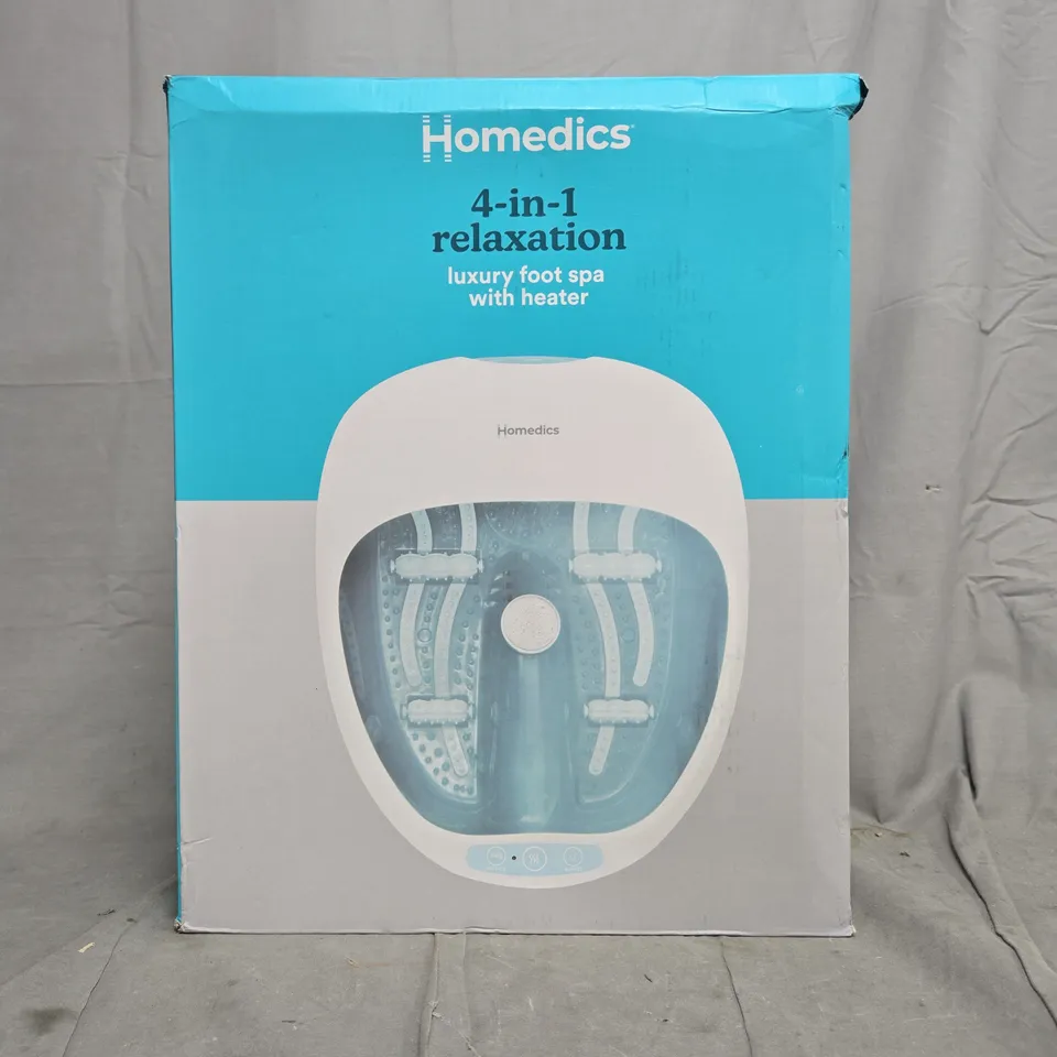 BOXED HOMEDICS SPA LUXURY FOOT SPA FS-250-GB