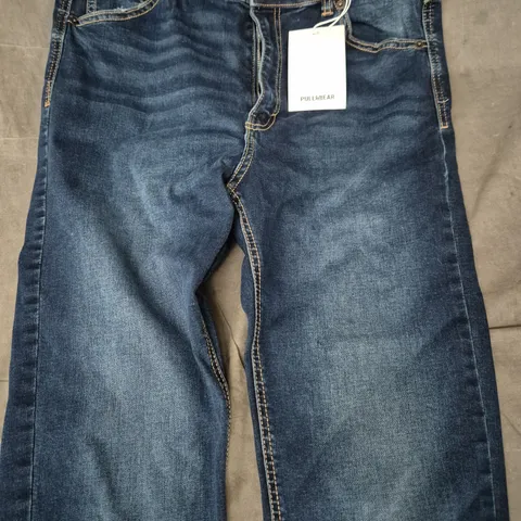 PULL&BEAR WOMEN'S JEANS – BLUE DENIM, UK 14 (EUR 42) – TAG ATTACHED