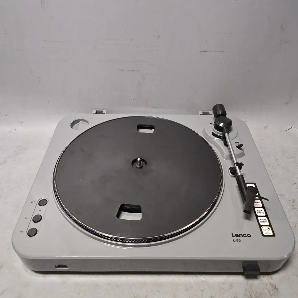 LENCO L-85 TURNTABLE IN GREY
