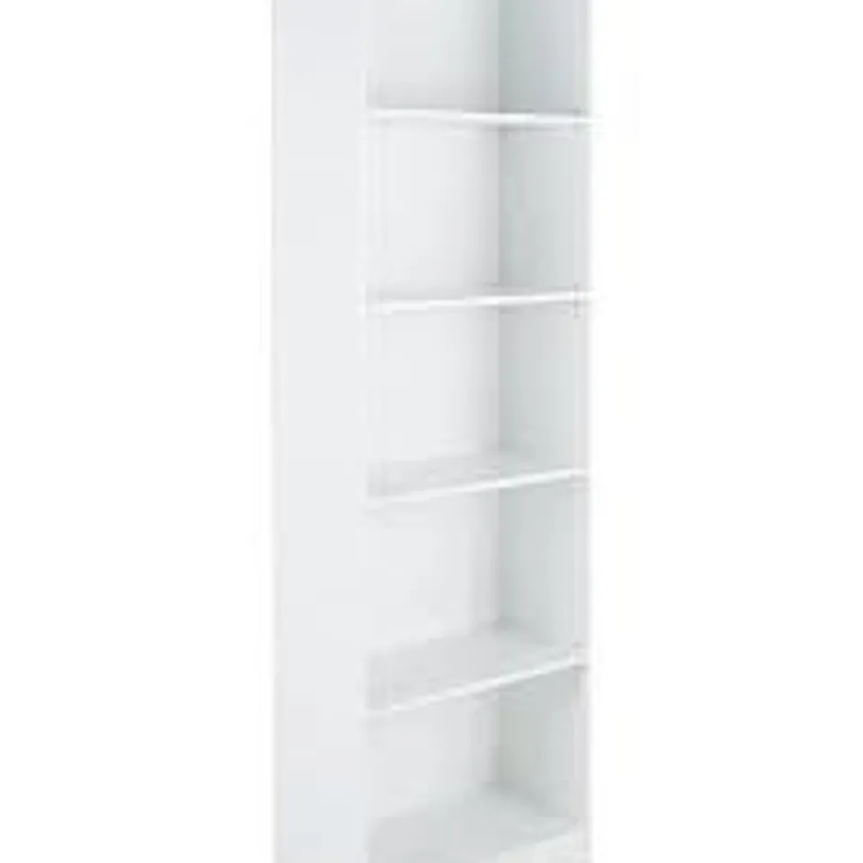 BOXED NEW METRO TALL WIDE BOOKCASE - WHITE 