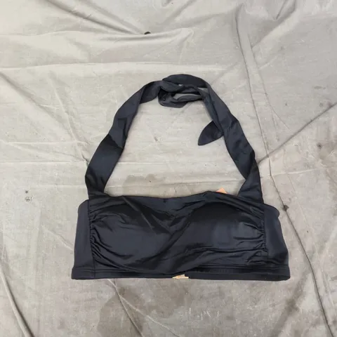 BODEN BLACK BANDEAU BIKINI TOP UK10