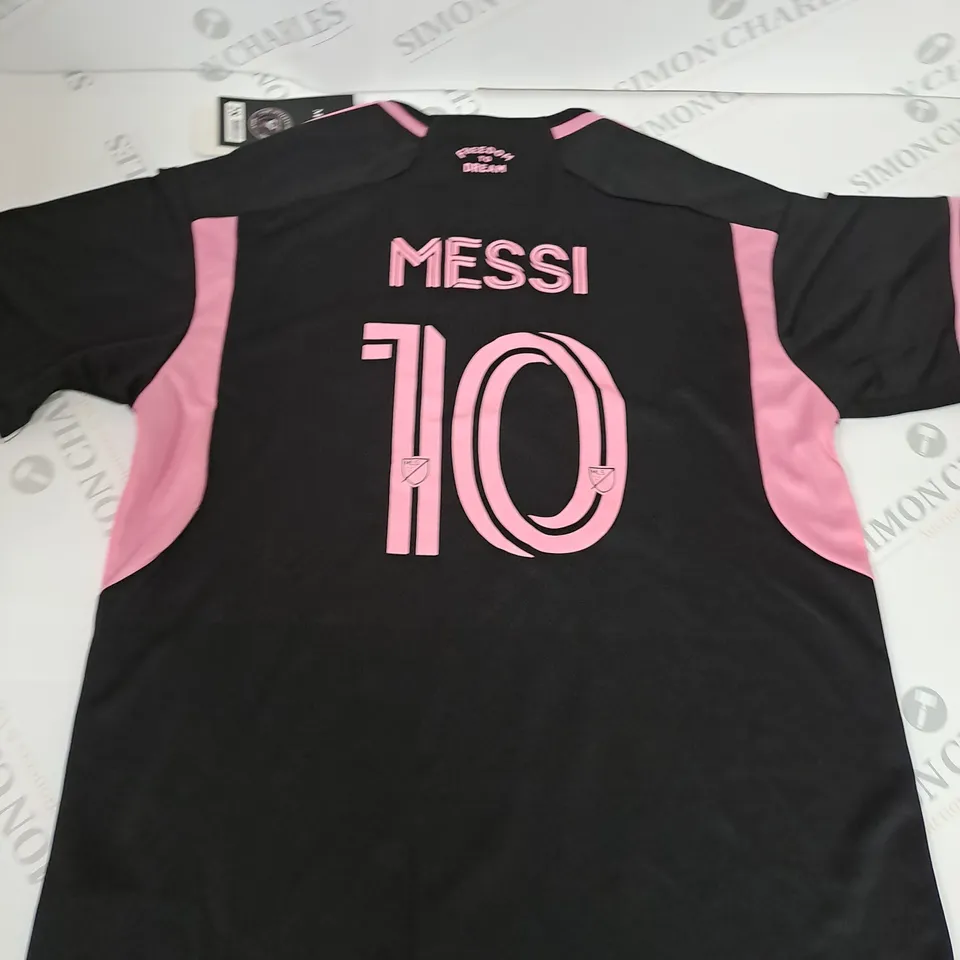 INTER MIAMI AWAY SHIRT WITH MESSI 10 SIZE 28