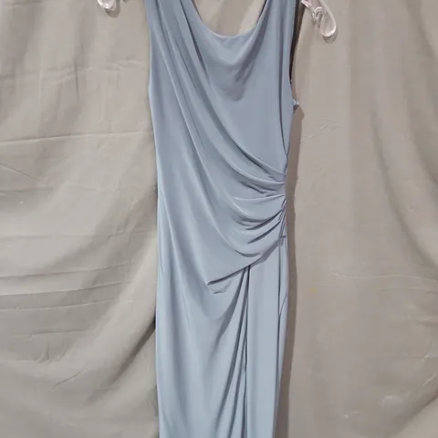Sorella Vita Light Blue Bridesmaid/Formal Gown – Floor-Length, Back Zip (US 10 / UK 12 / AUS 12)
