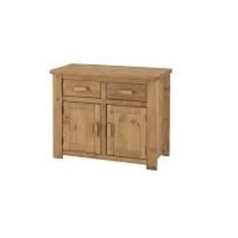 BOXED TORTILLA 2 DOOR 2 DRAWER SIDEBOARD - DISTRESSED WAXED PINE (1 BOX)