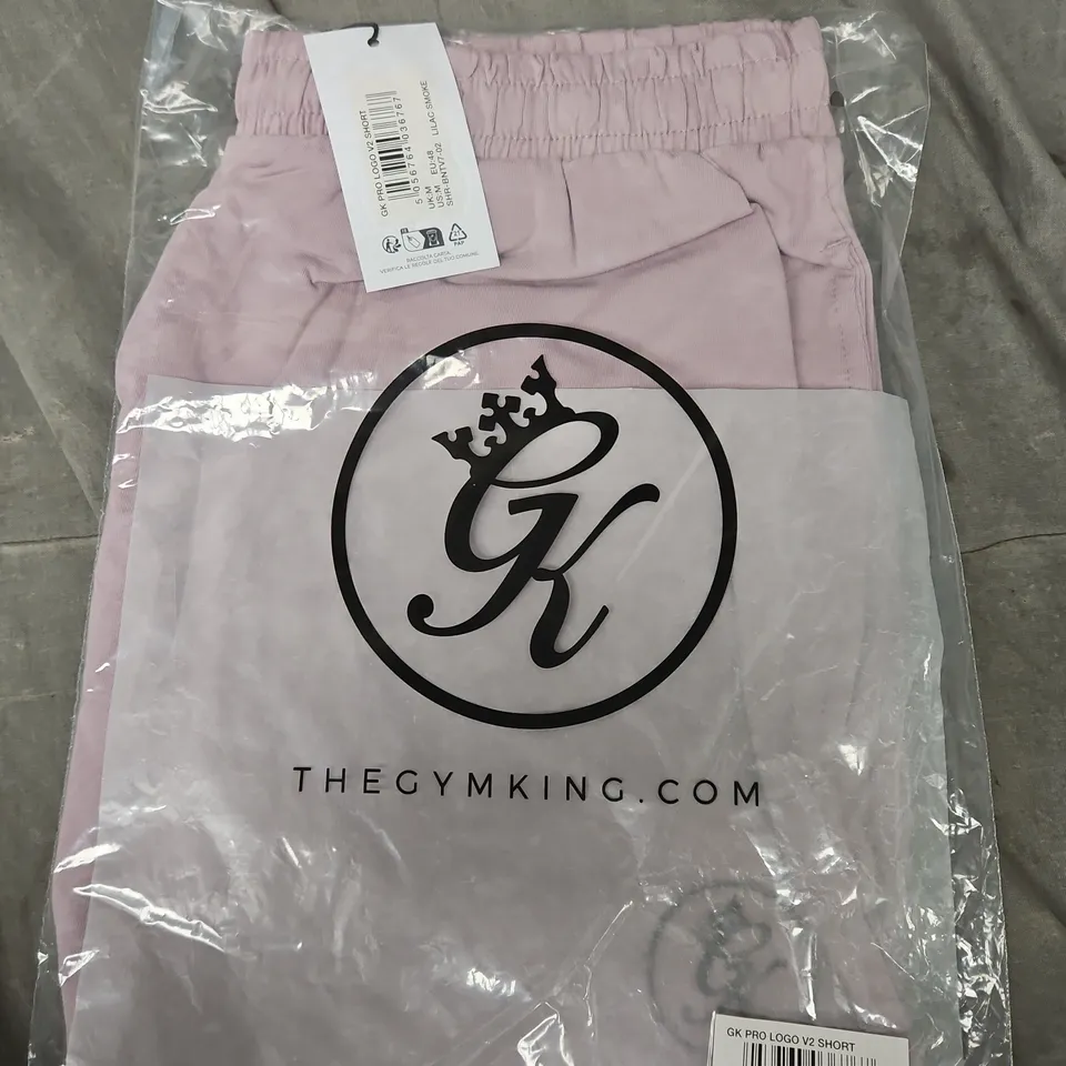 GYM KING GK PRO LOGO V2 SHORT – PINK, SIZE M