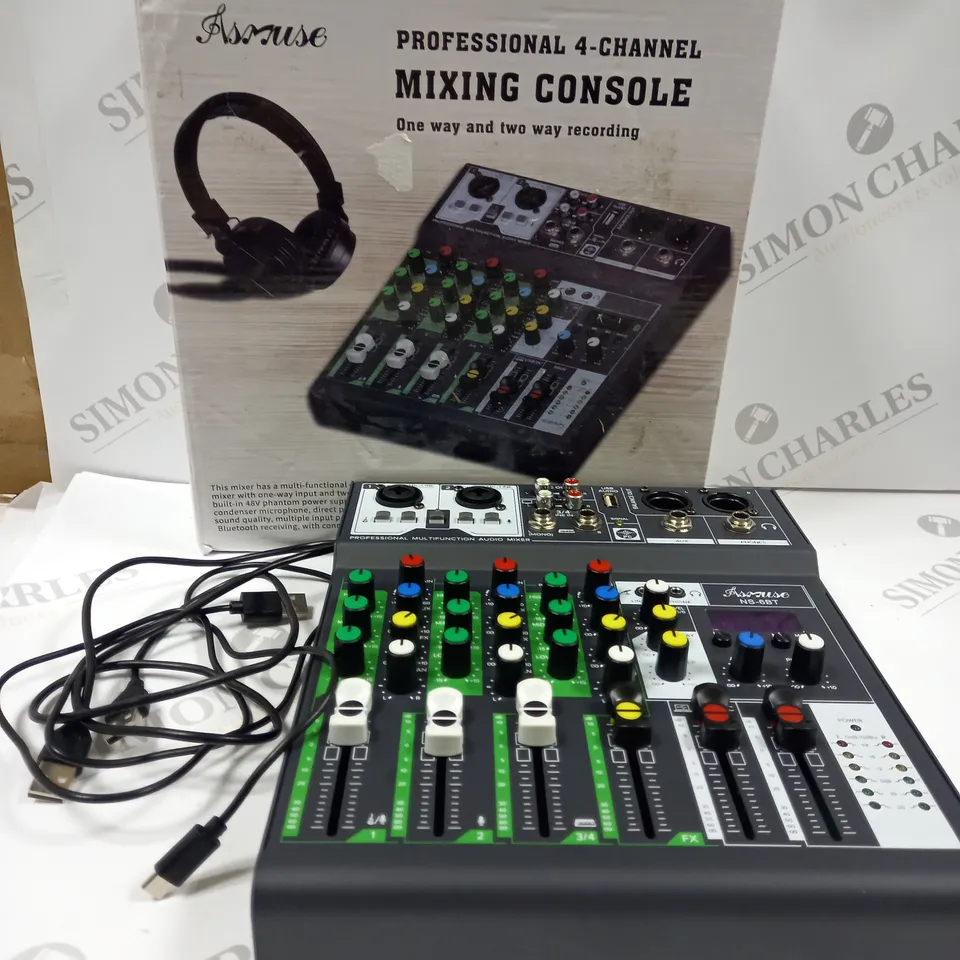 BOXED ASMUSE PROFESSIONAL MIXING CONSOLE 