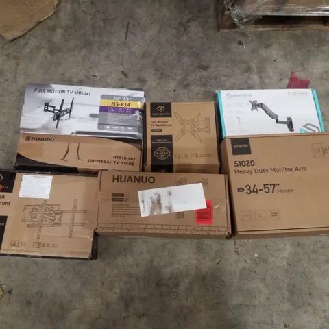 PALLET CONTAINING ASSORTED TV & MONITOR MOUNTS