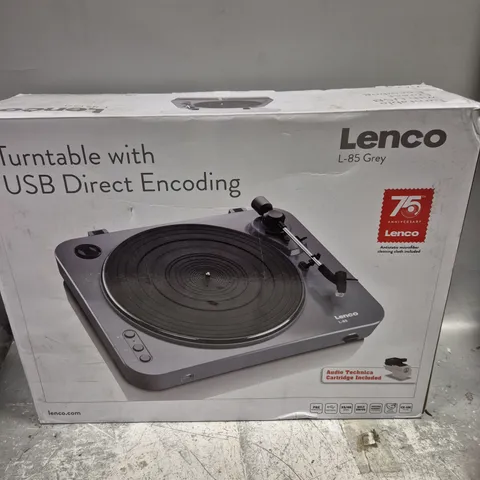 LENCO L-85 TURNTABLE IN GREY