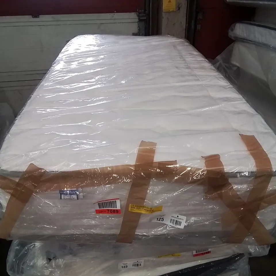 QUALITY BAGGED BEALETON 27CM MEMORY FOAM POCKET SPRUNG MATTRESS - SINGLE  