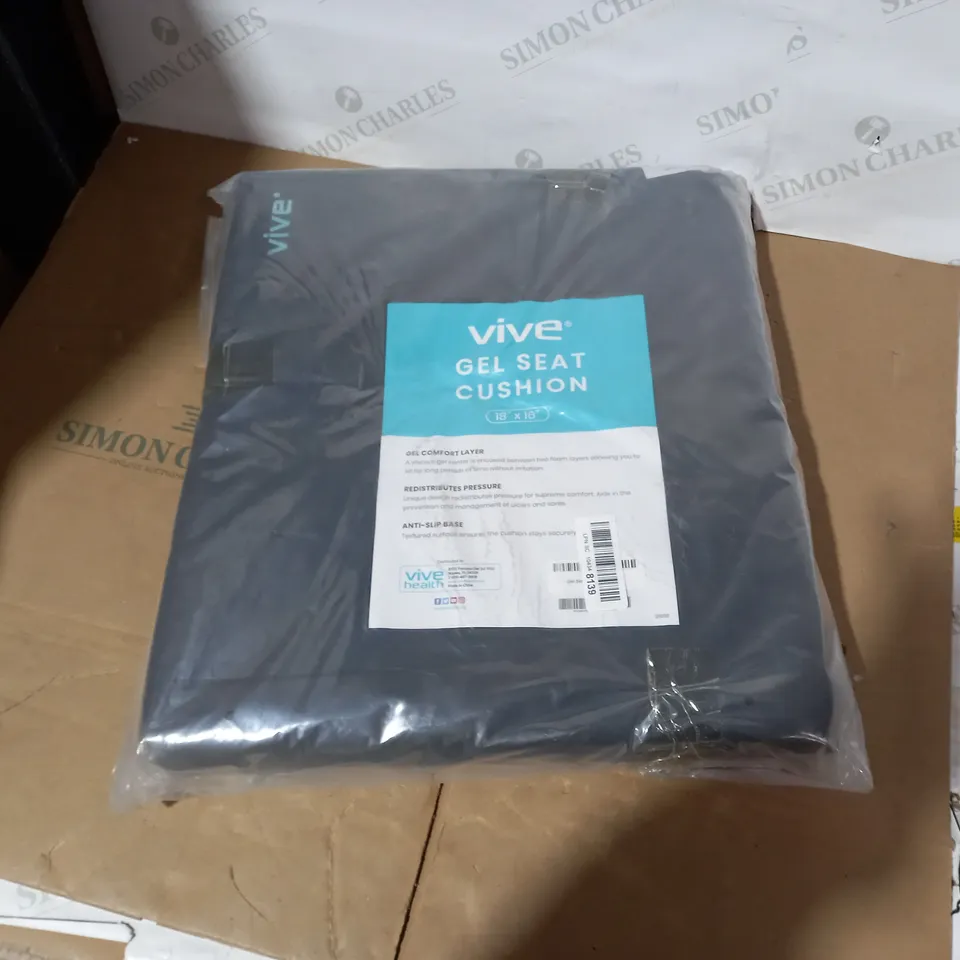 VIVE BLACK GEL SEAT CUSHION