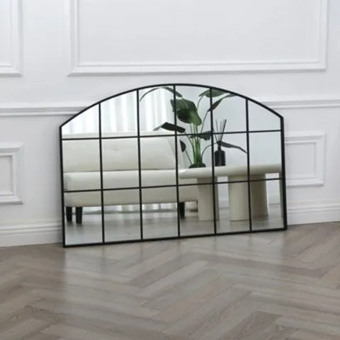 BOXED AION ARCH METAL WALL MIRROR