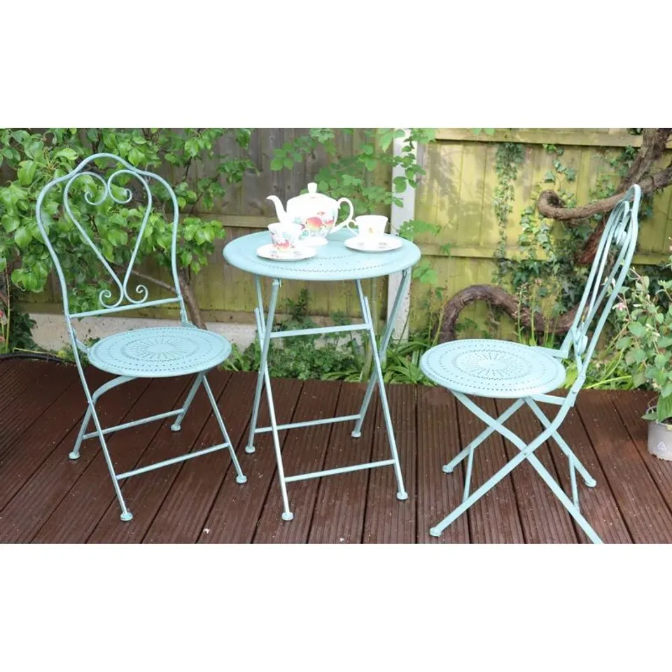 BOXED ANNERIEKE ROUND 2-PERSON 60CM LONG BISTRO SET