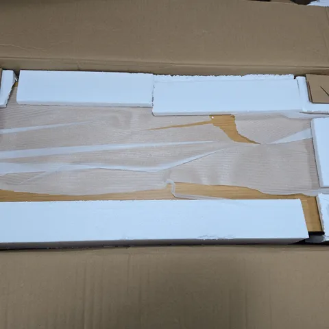 SAXON 2 DRAWER CONSOLE TABLE WITH SHELF - OAK