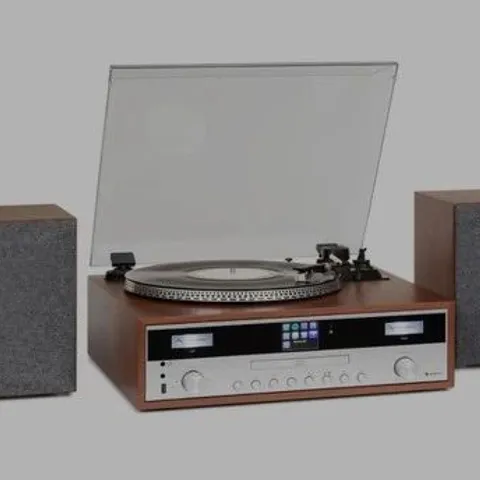 AUNA BIRMINGHAM HIFI CD STEREO SYSTEM - WOOD BOXED