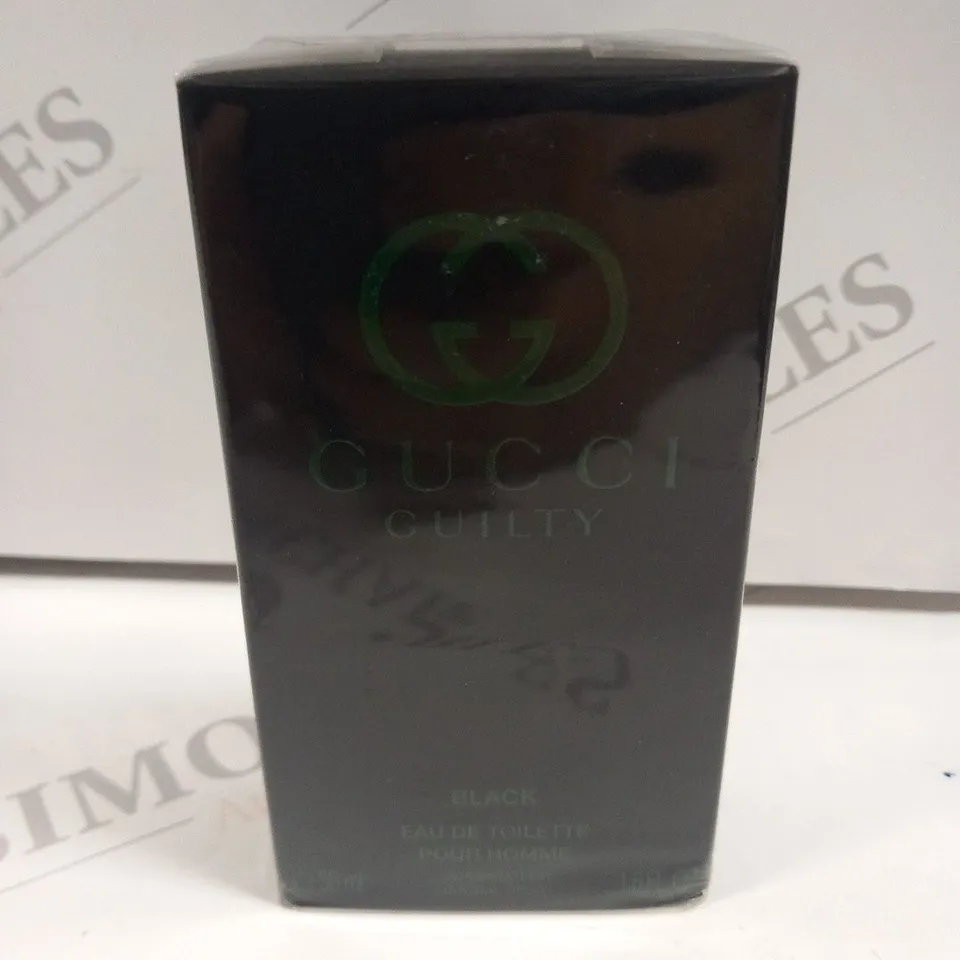 BOXED AND SEALED GUCCI GUILTY BLACK EAU DE TOILETTE 50ML 