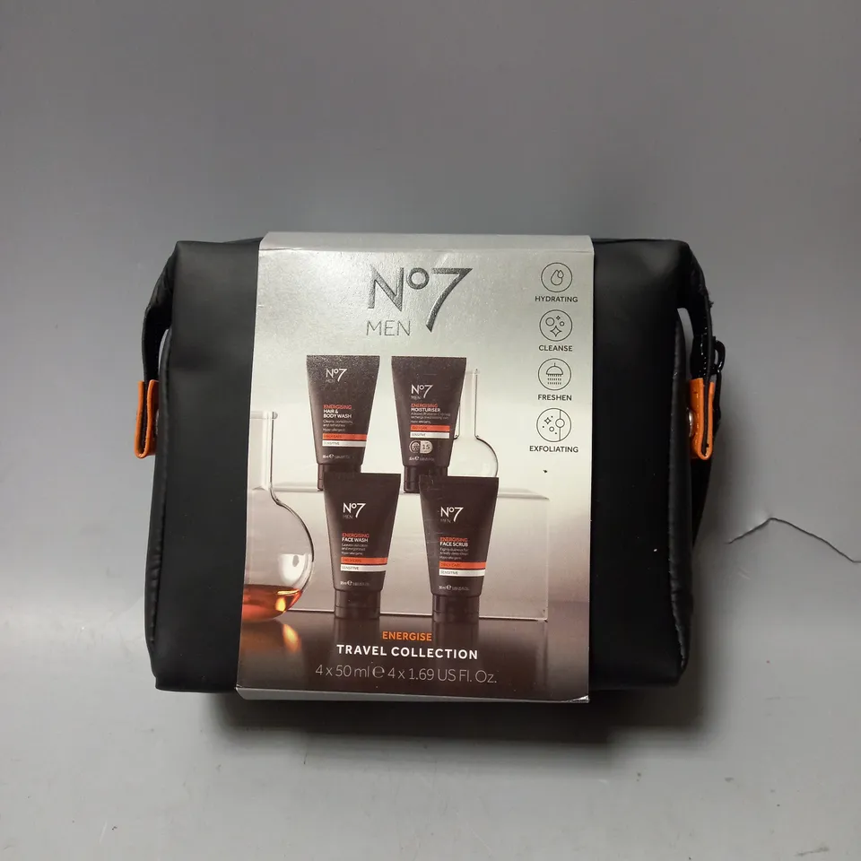 NO7 MEN ENERGISE TRAVEL COLLECTION 4 X 50ML