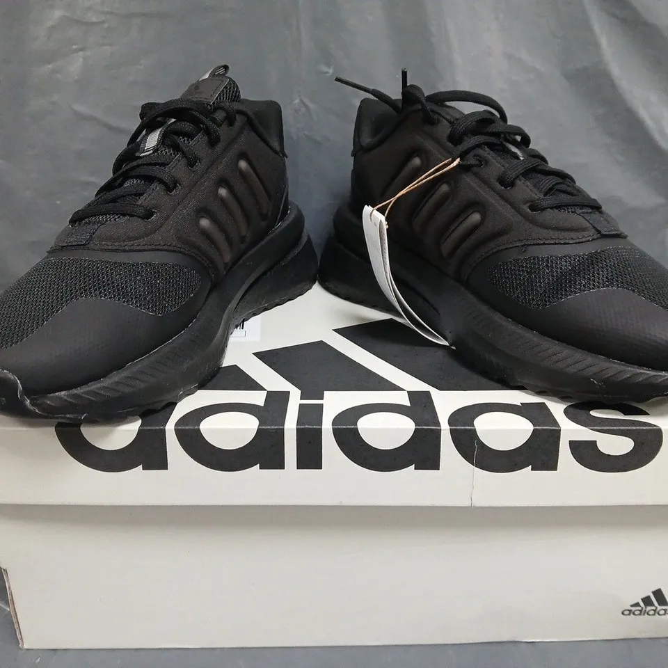 BOXED PAIR OF ADIDAS X_PLRPHASE SHOES IN BLACK SIZE UK 5