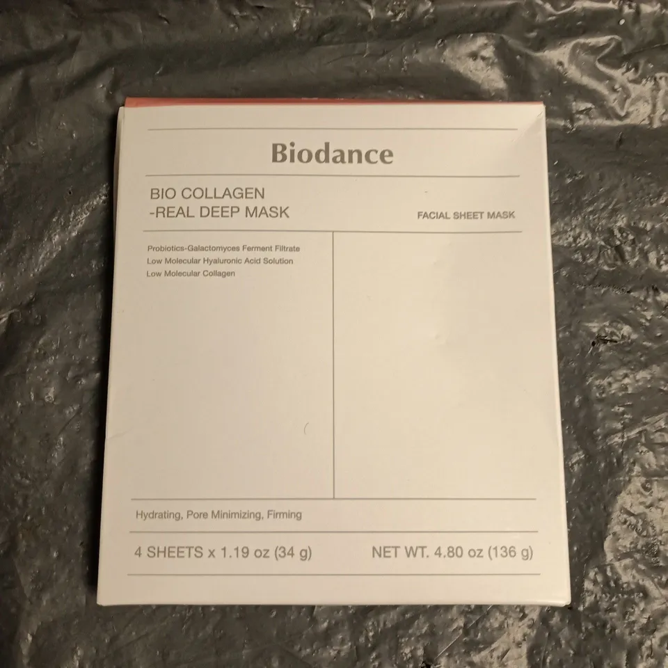 BIODANCE BIO COLLAGEN REAL DEEP MASK – FACIAL SHEET MASK, 4 SHEETS