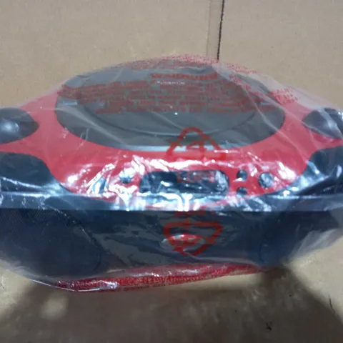 POLAROID BLUETOOTH CD BOOMBOX BLACK/RED