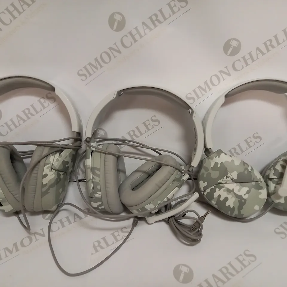 BOX OF 3 TURTLE BEACH RECON 70 MULTIPLATFORM WIRED GAMING HEADSETS 