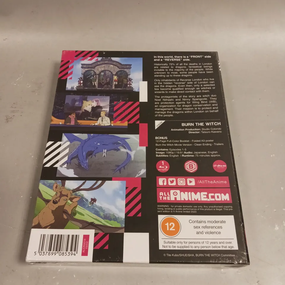 SEALED BURN THE WITCH LIMITED COLLECTORS EDITION BLU-RAY 