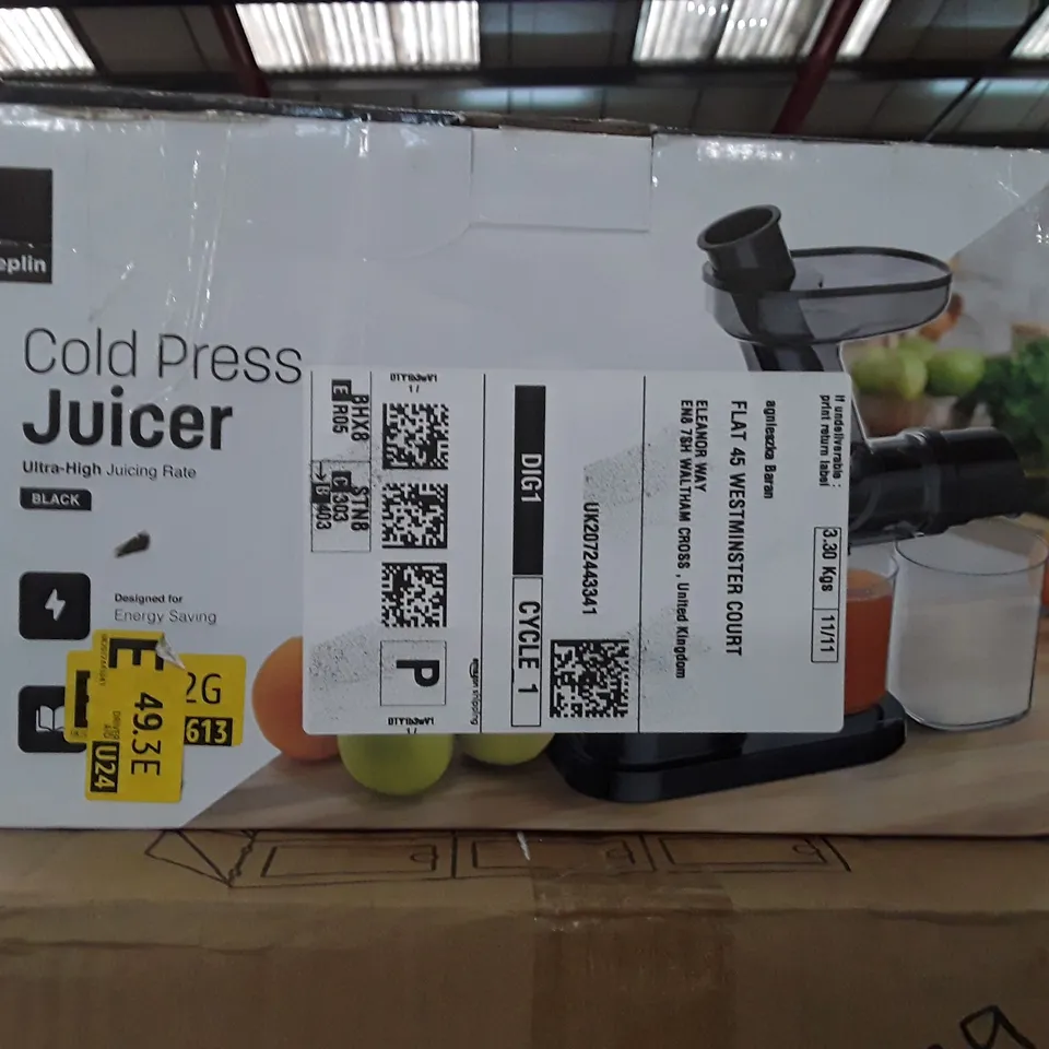 BOXED KEPLIN COLD PRESS JUICER 