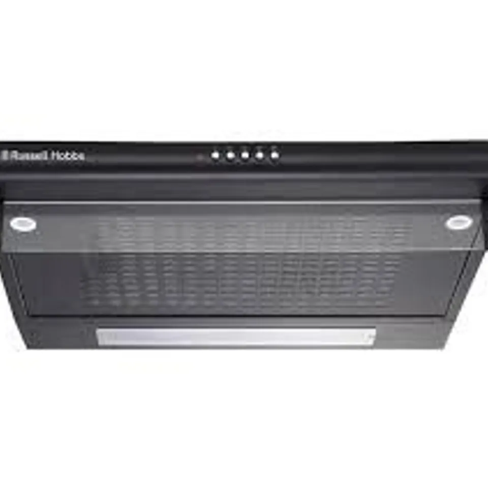 BOXED RUSSELL HOBBS RHVSRCH602B-M CANOPY COOKER HOOD - BLACK